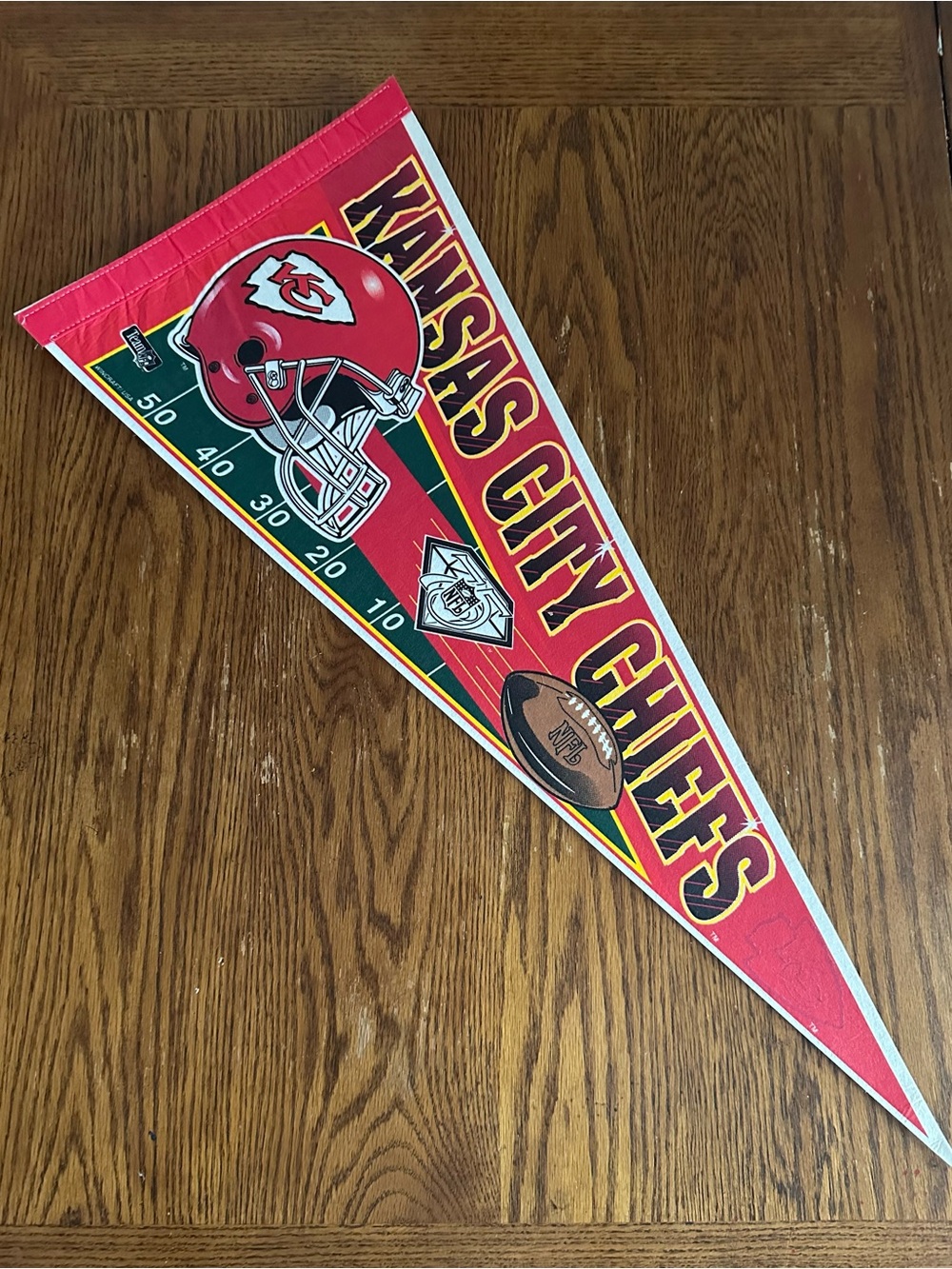 Kansas City Chiefs 75th Anniversary Pennant